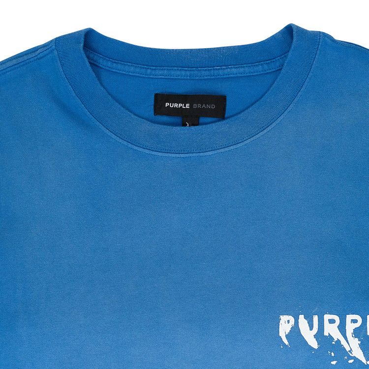PURPLE BRAND Heavy Jersey Short-Sleeve Tee 'Blue'