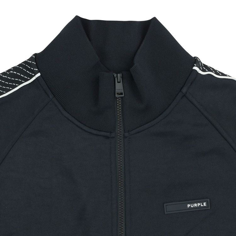 PURPLE BRAND Poly Tricot Beauty Track Jacket 'Black'