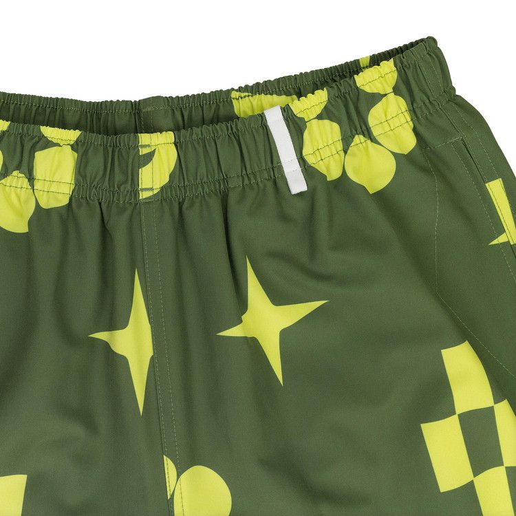 PURPLE BRAND Jumbo Monogram Swim Shorts 'Military'