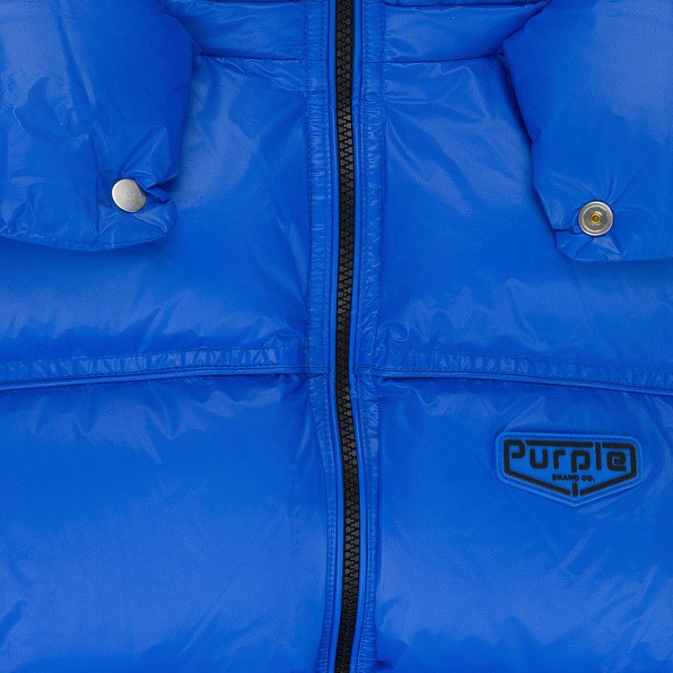 PURPLE BRAND Nylon Puffer Vest 'Blue'