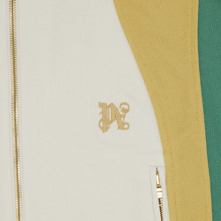 Palm Angels Monogram Colorblock Sweatshirt 'Off White/Multicolor'