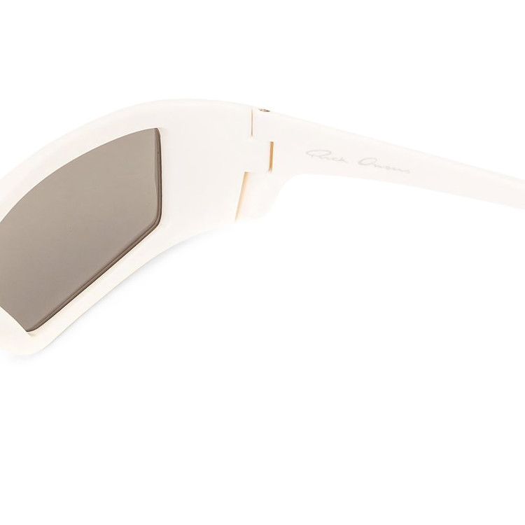 Rick Owens Rick Sunglasses 'Cream/Silver'