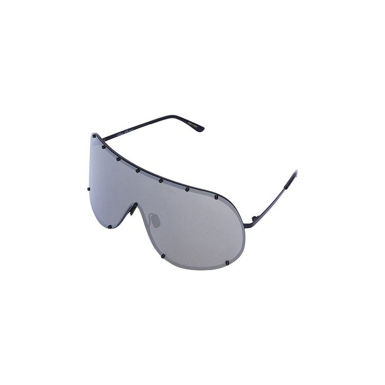 Rick Owens Shield Sunglasses 'Black Temple'