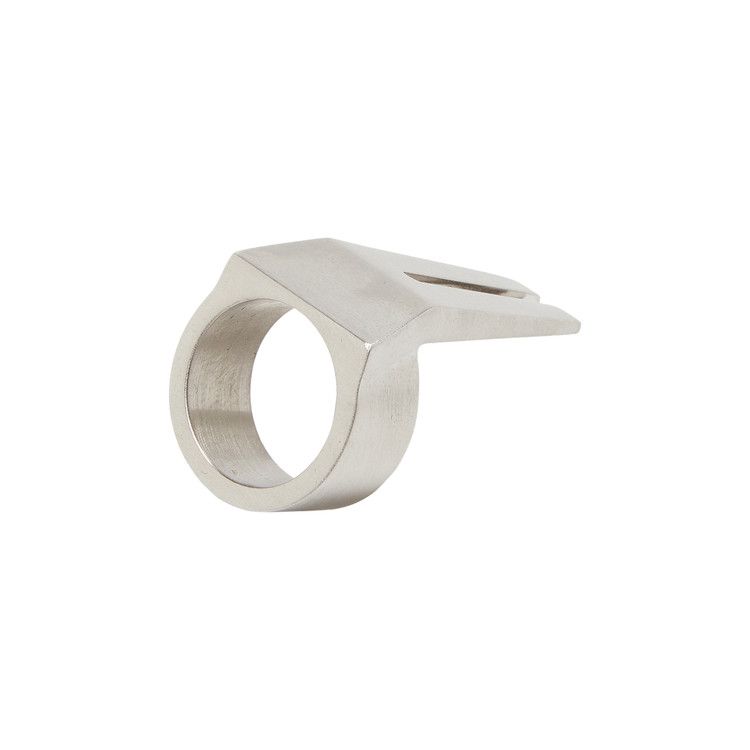 Rick Owens Porterville Open Trunk Ring 'Silver'