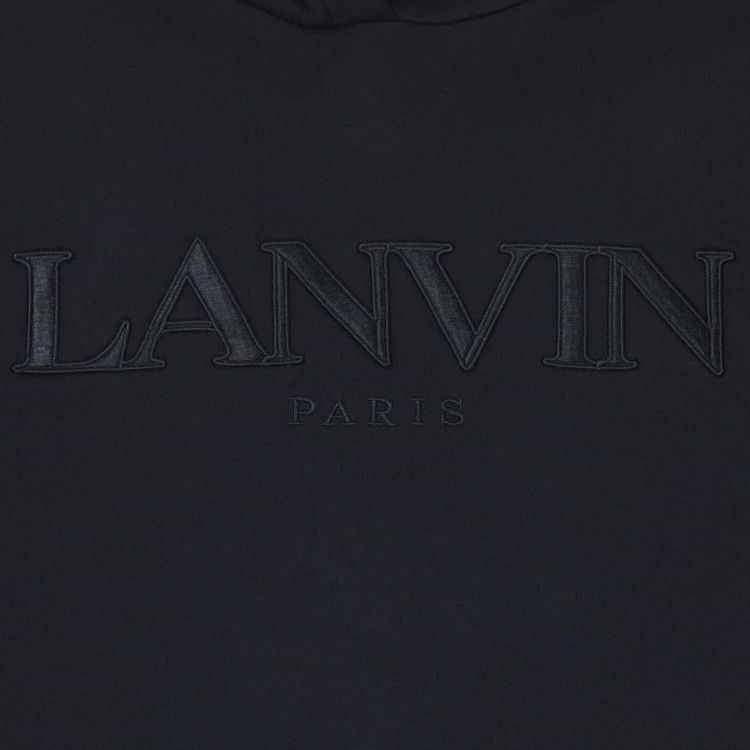 Lanvin Curb Long Fleece Eusebio Hoodie 'Black'