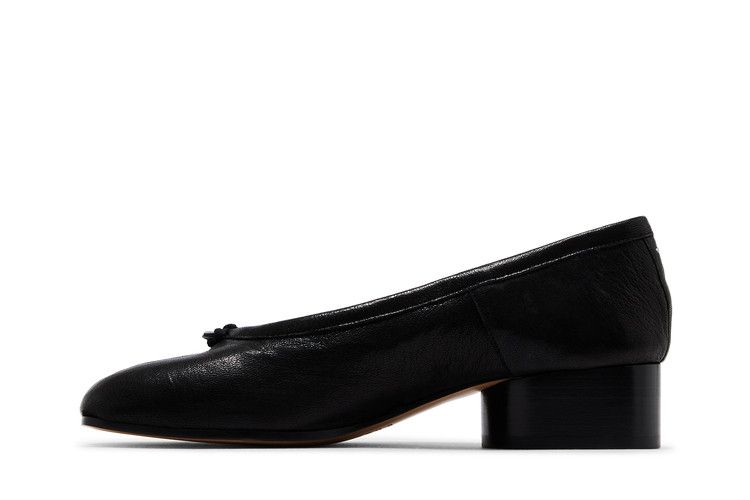 Maison Margiela Wmns Tabi New Ballerina 'Artisanal Vintage Effect - Black'