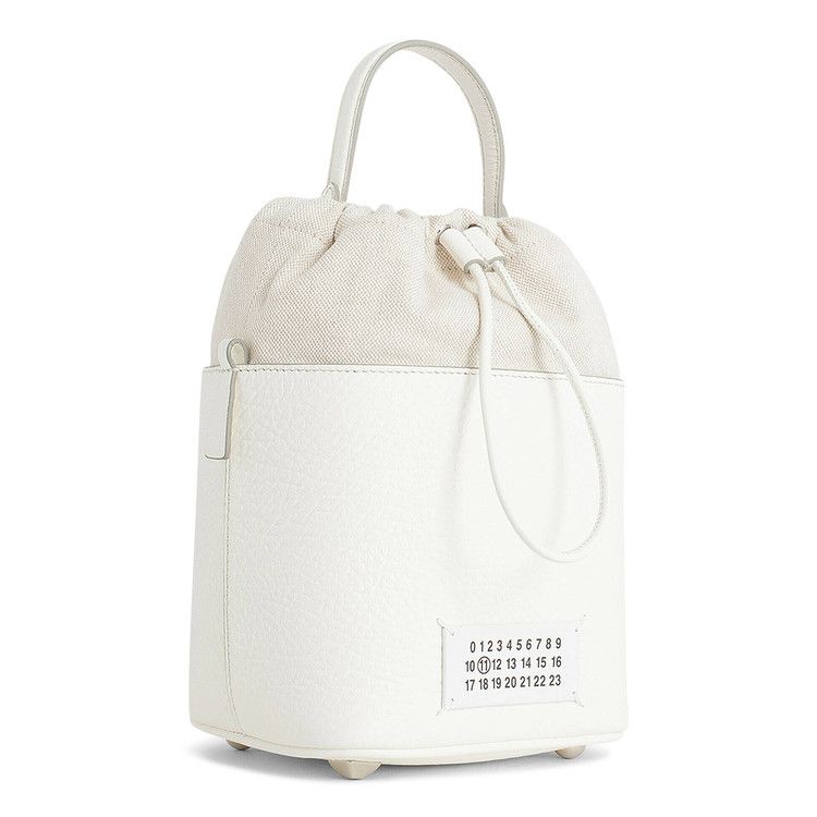 Maison Margiela 5AC Bucket Bag Canvas And Leather 'White'