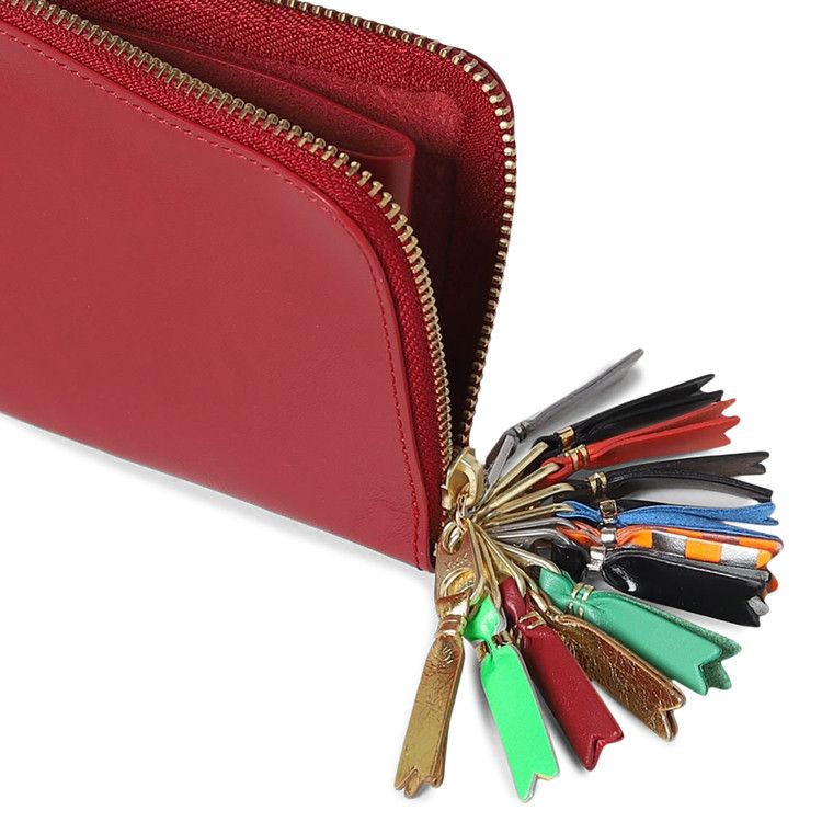 Comme des Garçons PLAY Zipper Pull Wallet 'Red'