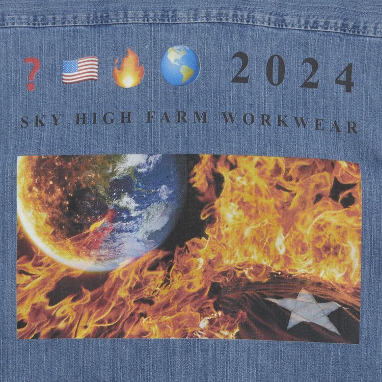 GOAT Exclusive for Manifesto Sky High Farm Workwear Denim Shirt 'Classic Wash'