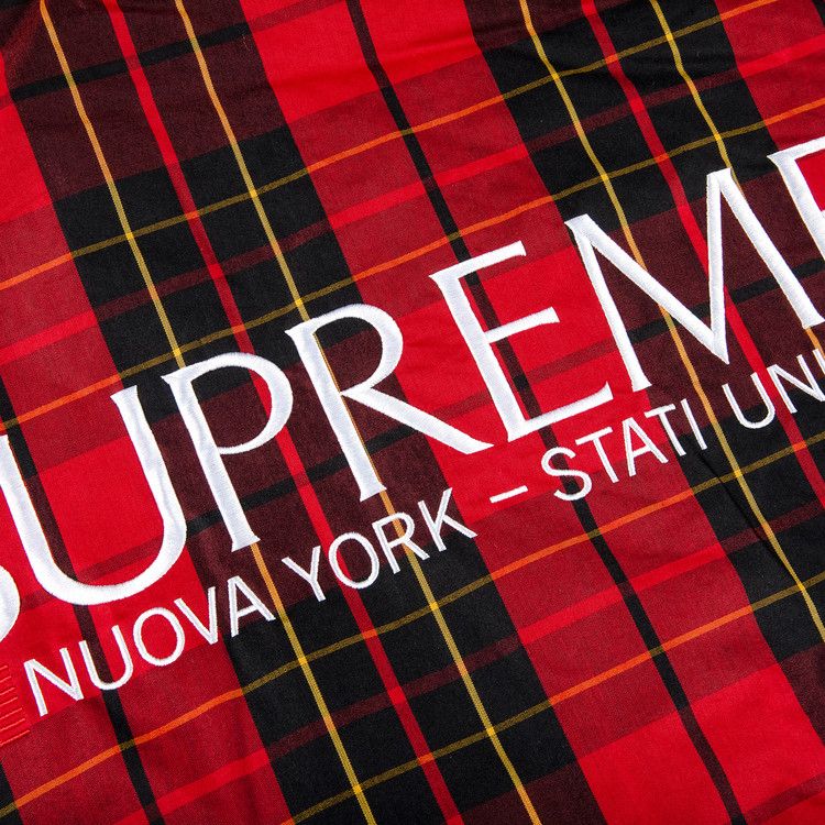 Supreme x Polartec Lined Sidline Parka 'Tartan'