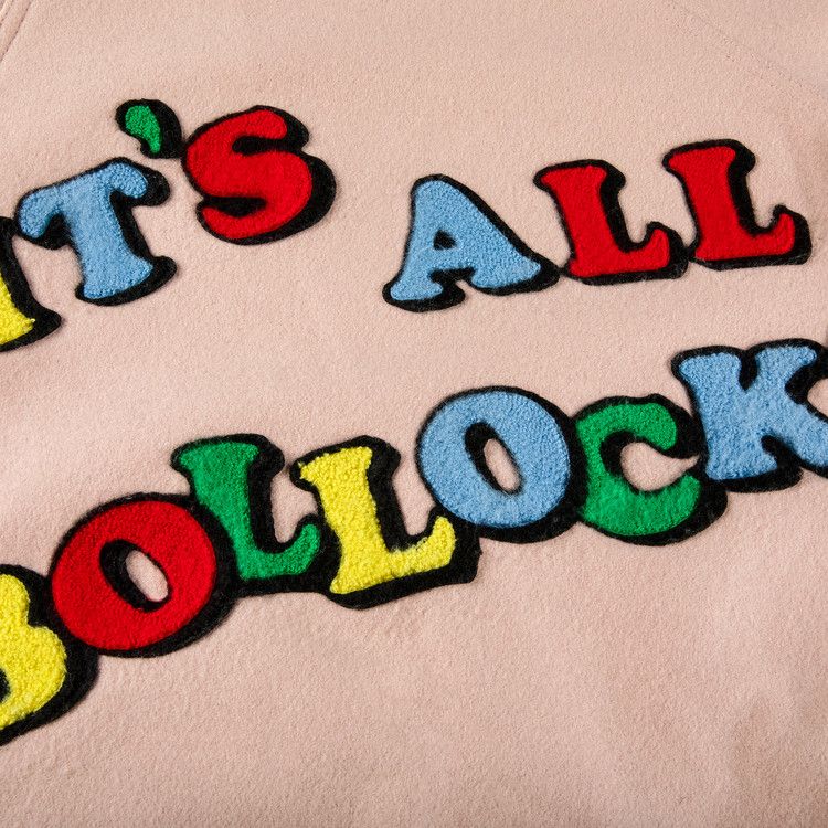 Supreme x Jamie Reid It's All Bollocks Varsity Jacket 'Dusty Pink'