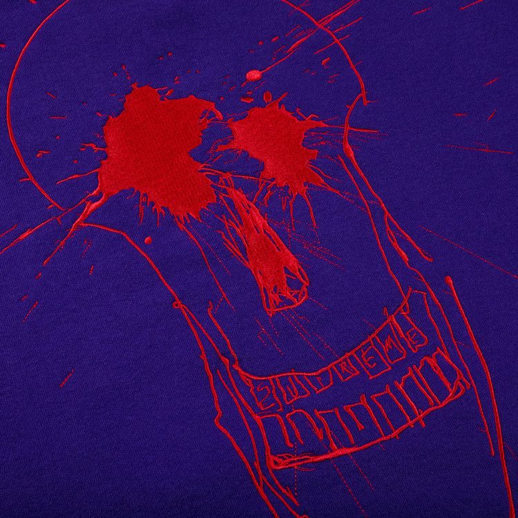 Supreme Ralph Steadman Skull Hooded Sweatshirt 'Purple'