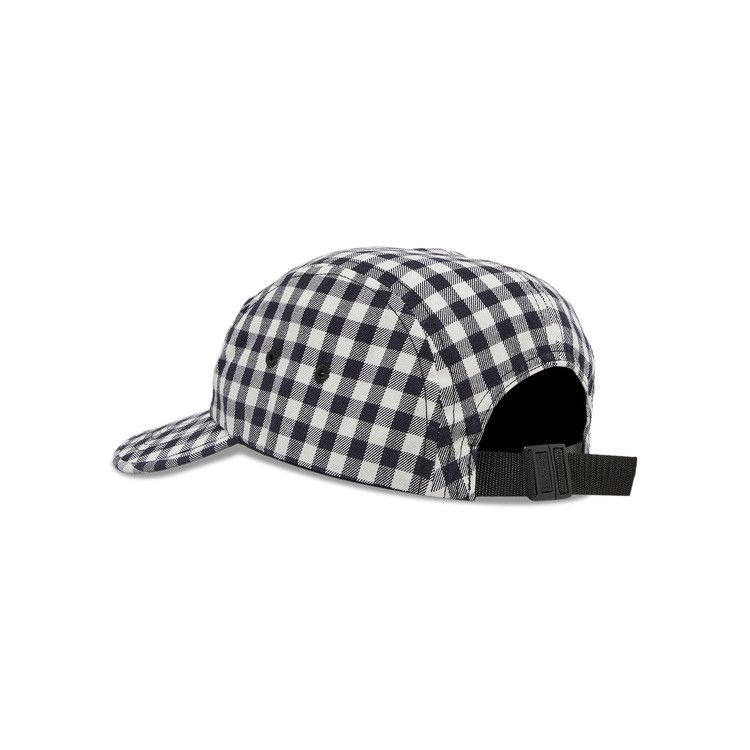 Supreme Gingham Camp Cap 'Black'