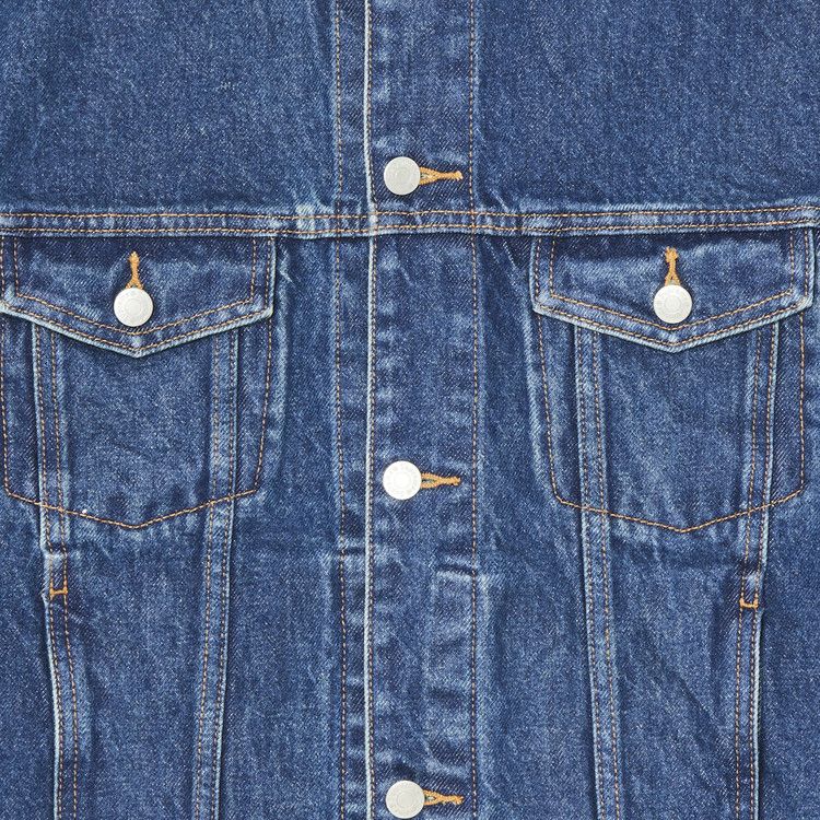 Supreme Shibori Denim Trucker Jacket 'Rigid Indigo'