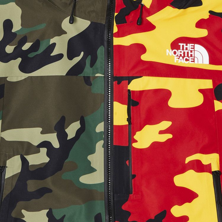 Supreme x The North Face Split Taped Seam Shell Jacket 'Camo'