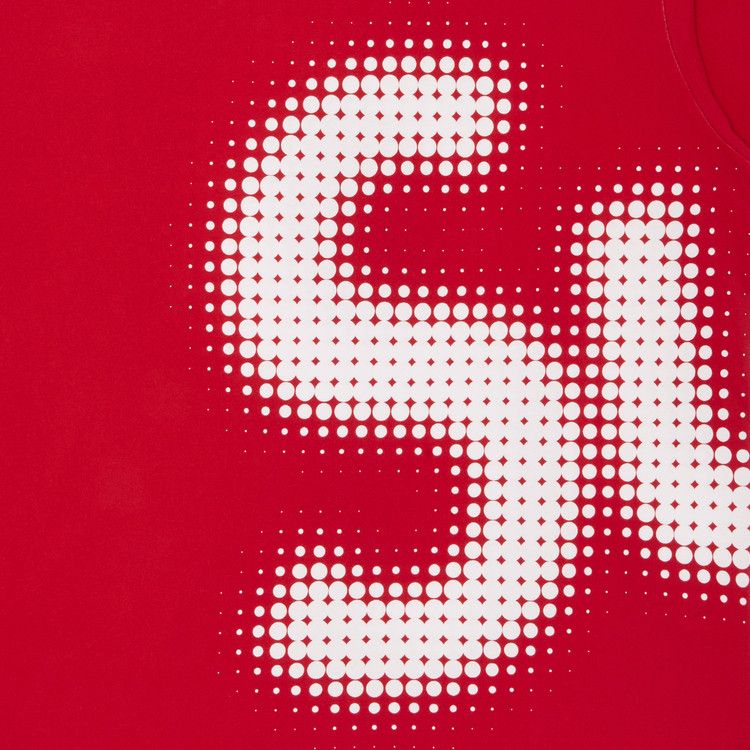 Supreme Halftone Short-Sleeve Top 'Red'