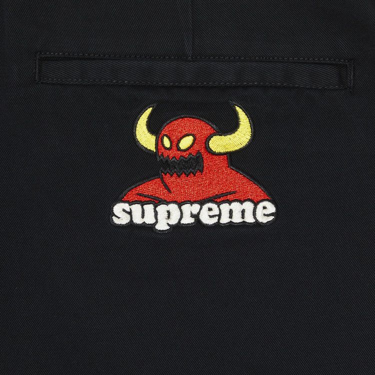 Supreme x Toy Machine Work Pant 'Black'