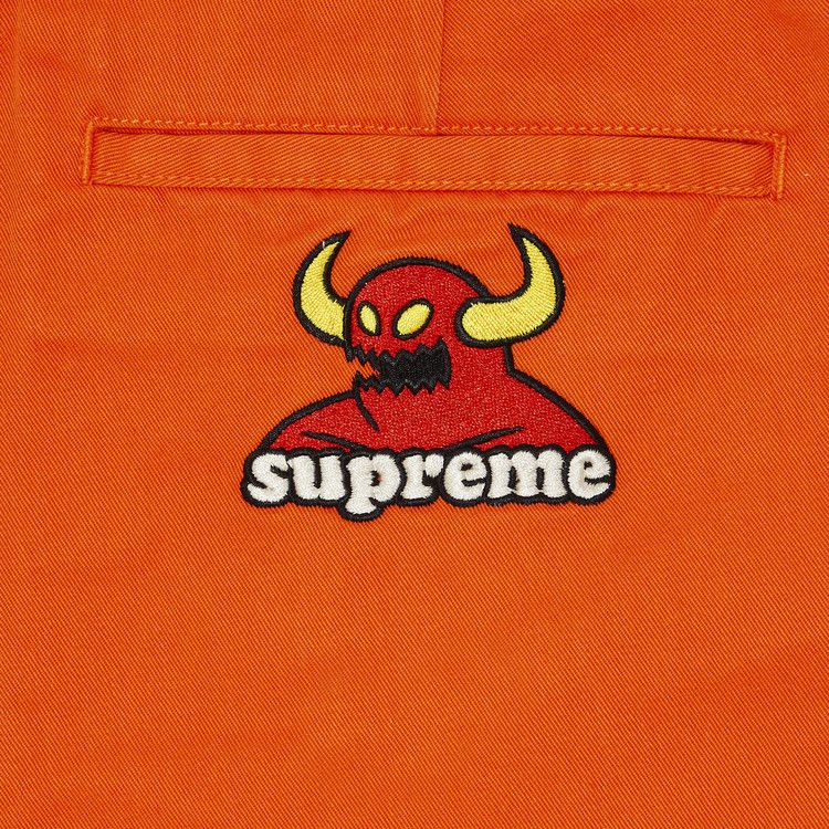 Supreme x Toy Machine Work Pant 'Bright Orange'