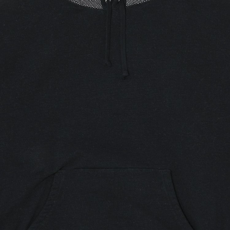 Supreme Jacquard Stripe Hooded Sweatshirt 'Black'