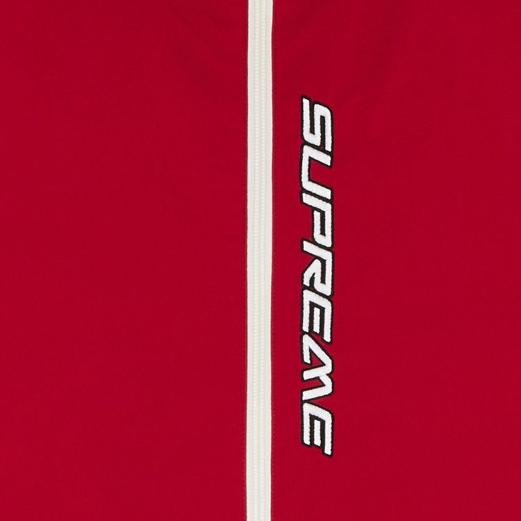 Supreme Contrast Zip Track Jacket 'Red'