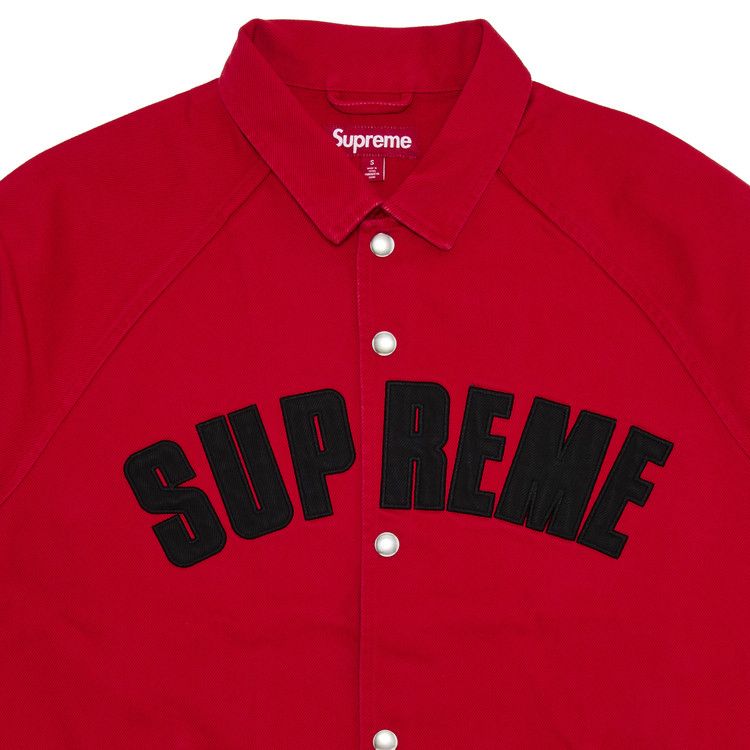 Supreme Arc Denim Coaches Jacket 'Red'