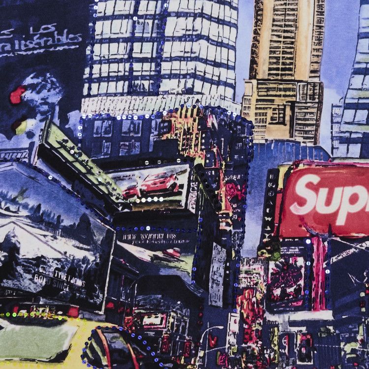 Supreme Skyline Sequin Long-Sleeve Top 'Day'