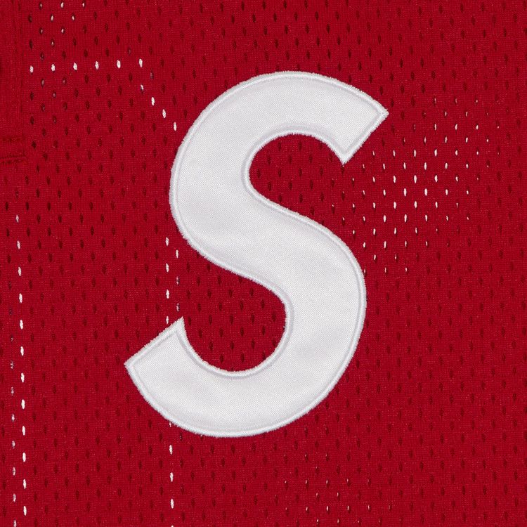 Supreme S Logo Baseball Henley 'Red'