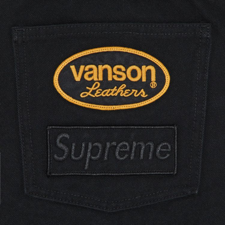 Supreme x Vanson Leathers x Cordura Cotton Pant 'Black'