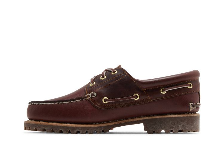 Timberland 3-Eye Lug Handsewn Boat 'Burgundy'
