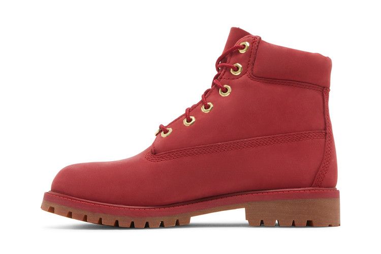 Timberland 6 Inch Premium Boot Junior 'Dark Red'