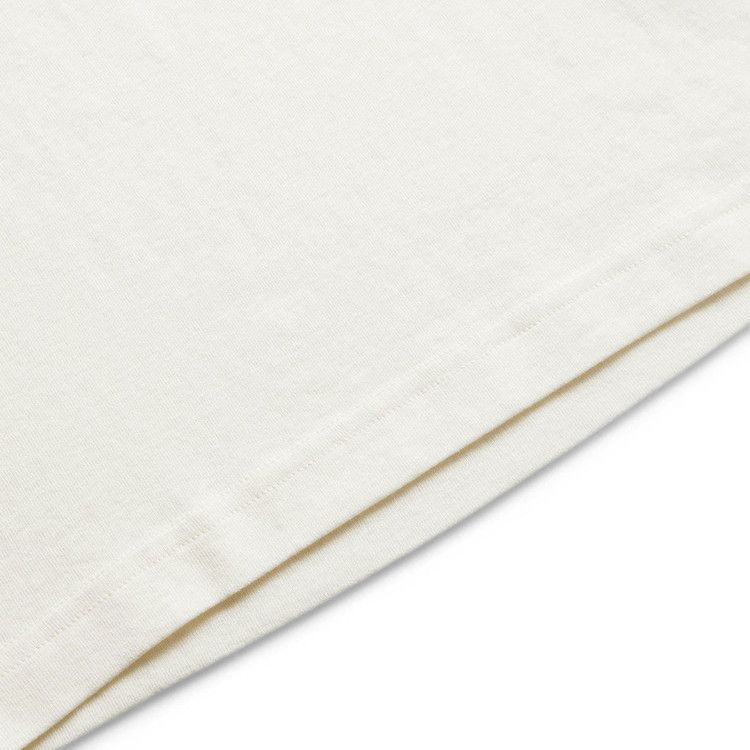Lemaire Ribbed T Shirt 'Light Cream'