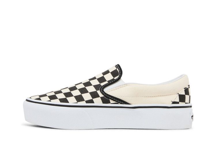 Vans Classic Slip-On Platform 'Checker - Black White'