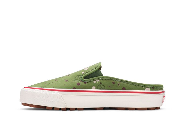 LQQK Studios x Vans OG Mule LX 'Circle V - Splatter Green'