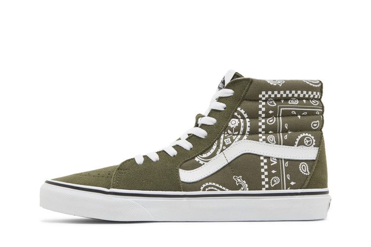 Vans Sk8-Hi 'Peace Paisley - Grape Leaf'