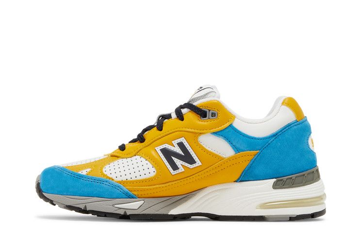 Sneakersnstuff x New Balance Wmns 991 Made in England 'Blue Yellow'