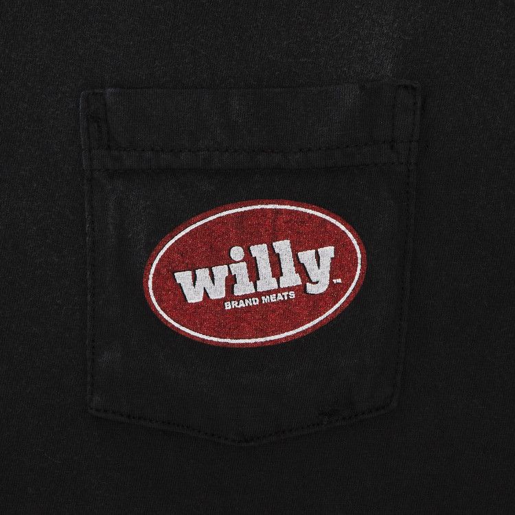 Willy Chavarria Chorizo Destroyed Easy Tee 'Washed Black'