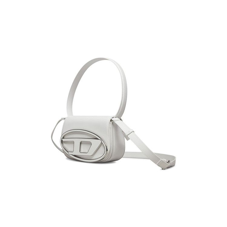 Diesel 1DR Shoulder Bag 'White/Silver'