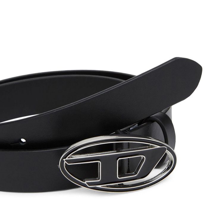 Diesel B-1DR Leather Belt 'Black'