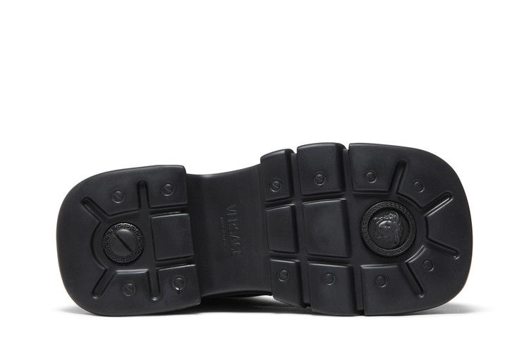 Versace Wmns Leather Platform Boot 'Black'