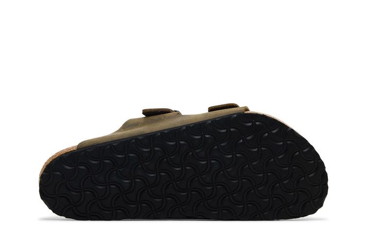 Birkenstock Arizona Soft Footbed Oiled Leather 'Faded Khaki'