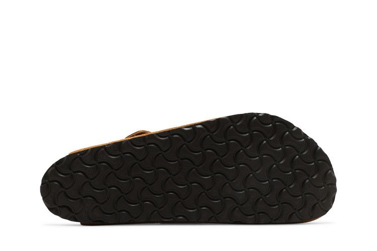 Stussy x Birkenstock Boston Shaggy 'Caramel'