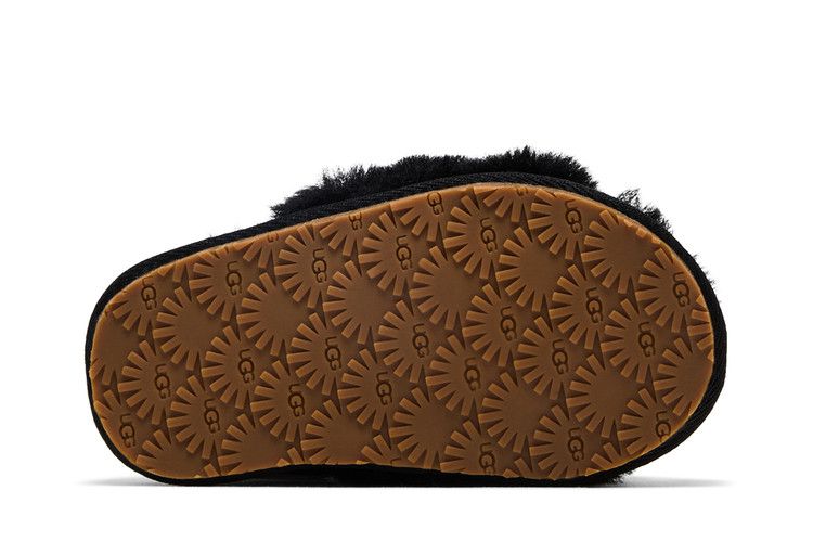 UGG Fluff Yeah Slide Toddler 'Black'
