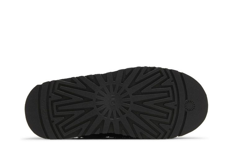 UGG Wmns Tazz Braid Slipper 'Black'