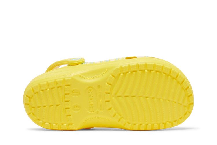 Ron English x Crocs Classic Clog Kids 'Party Animals - Zebra Lemon'
