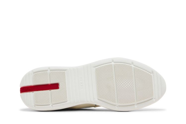 Prada Wmns America's Cup 'Biker Fabric - White Grey'