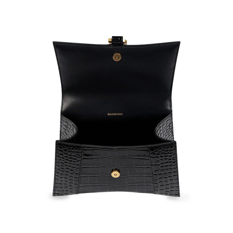 Balenciaga Hourglass XS Top Handle Bag 'Black'