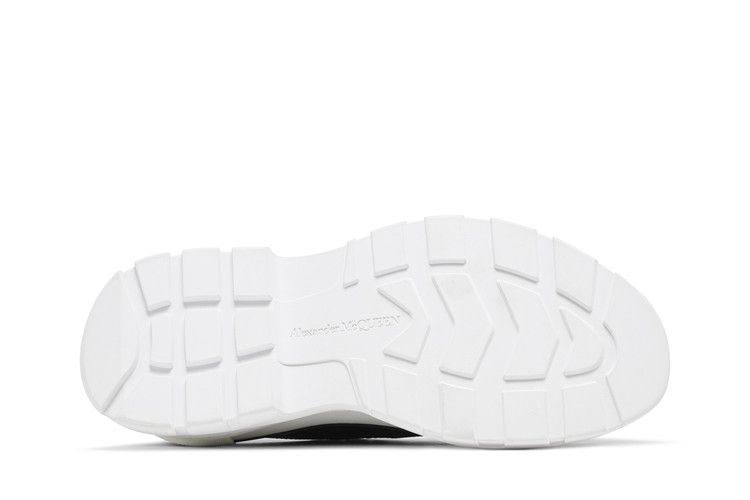 Alexander McQueen Tread Slick Lace Up 'Black White'