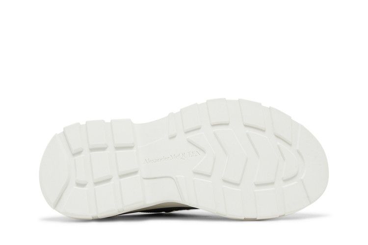 Alexander McQueen Wmns Tread Slick Lace Up 'Black White'