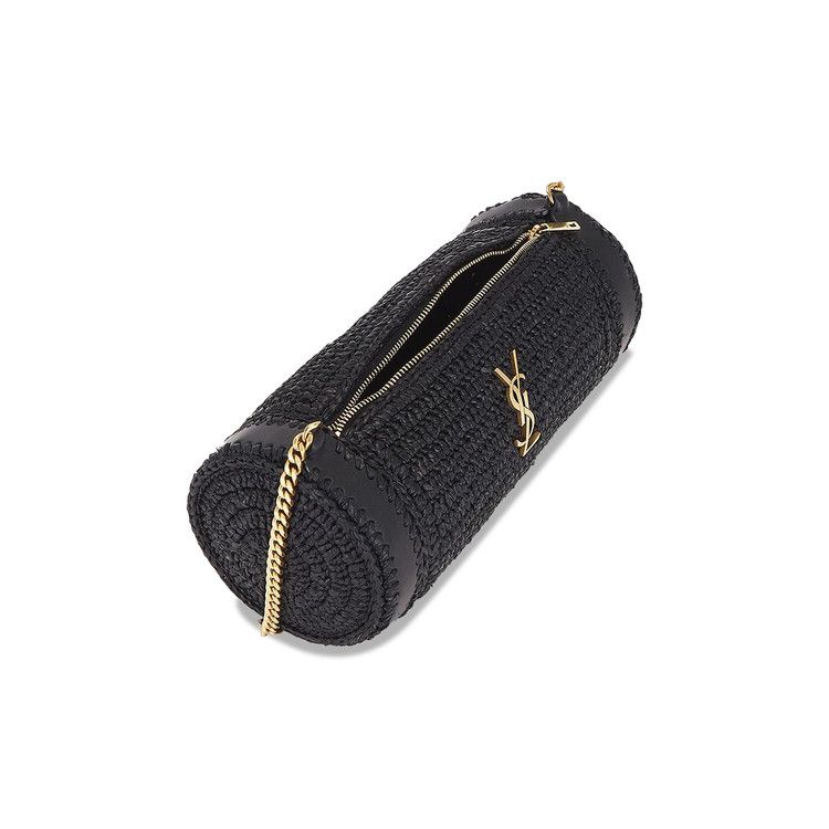 Saint Laurent Cassandre Small Cylinder Bag 'Noir'
