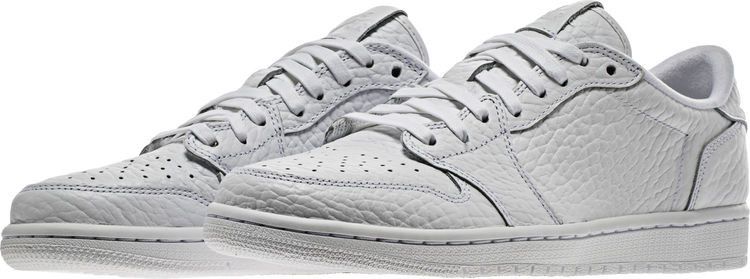 Air Jordan 1 Retro Low Swooshless 'Triple White'